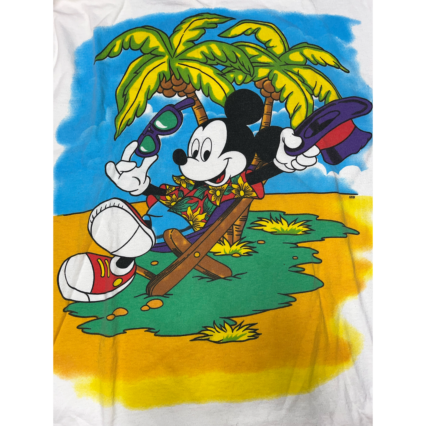 ミッキーのトロピカルなTシャツ【90's】