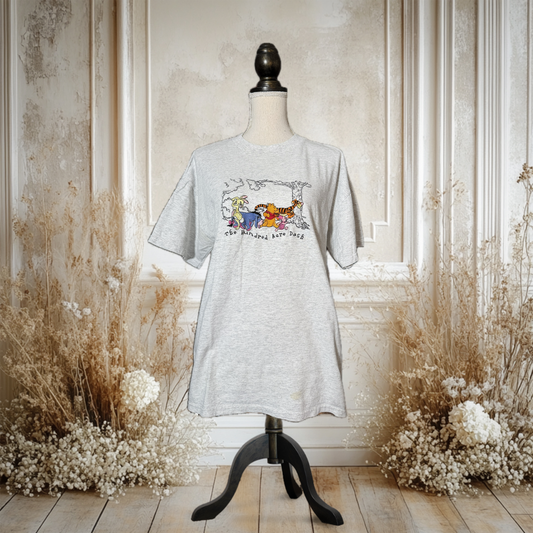 くまのプーさん＆フレンズ 刺繍Tシャツ【90s】