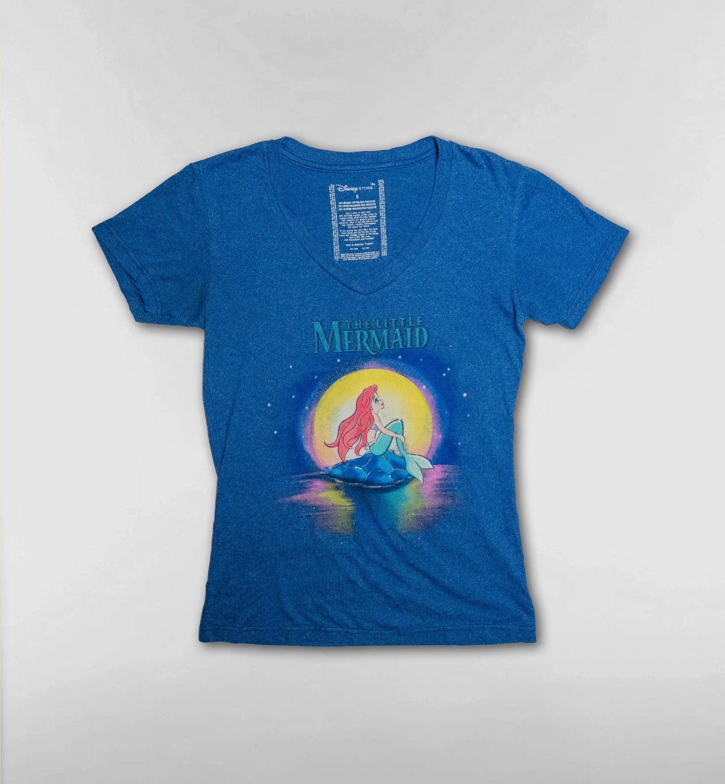 リトルマーメイド VネックTシャツ