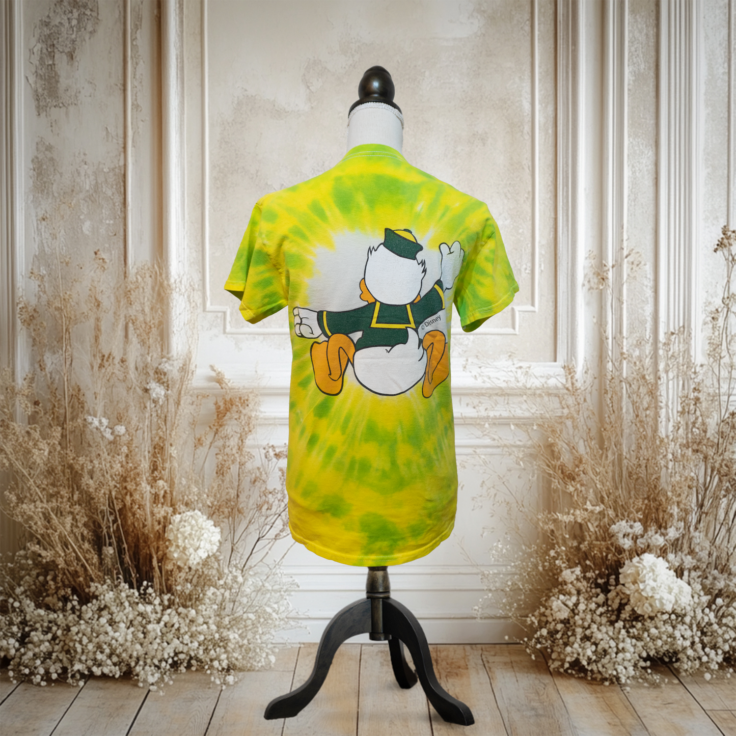 オレゴンドナルドダックタイダイTシャツ