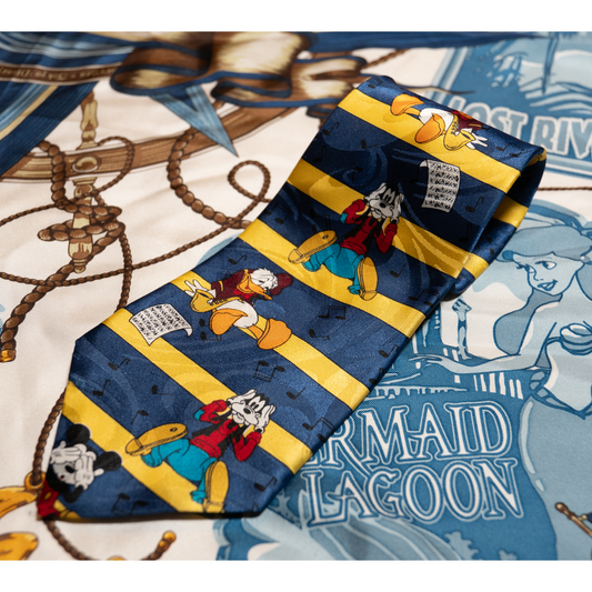 フィルハー風音楽ミッキーフレンズネクタイ【Mickey Unlimited】