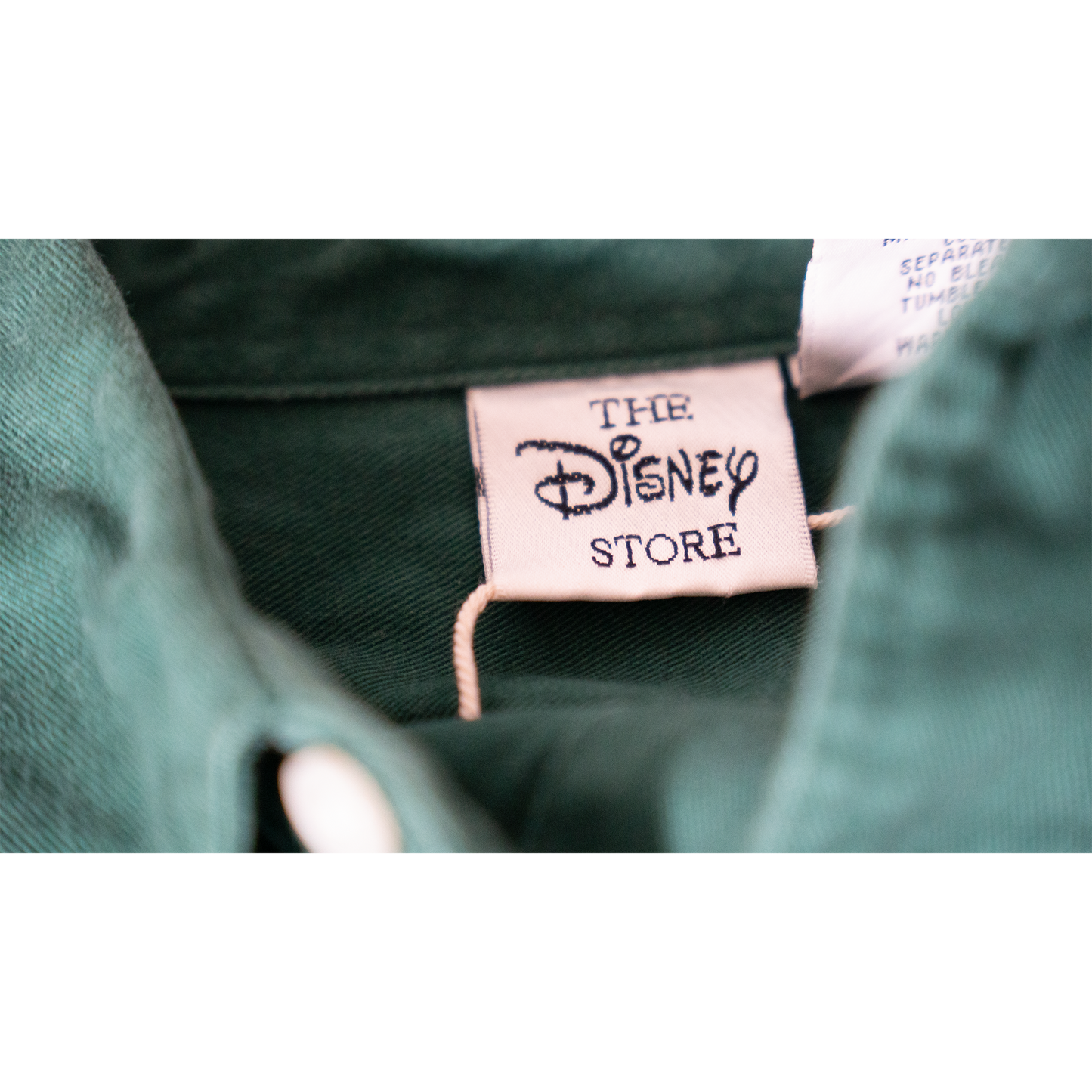 大きめワンポイントのミッキーシャツ【緑/00's】