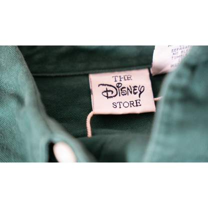 大きめワンポイントのミッキーシャツ【緑/00's】