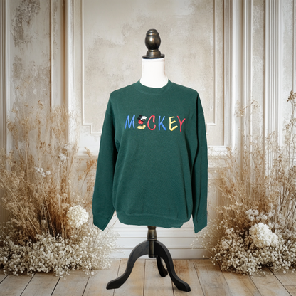 ミッキーのロゴスウェット【90's】