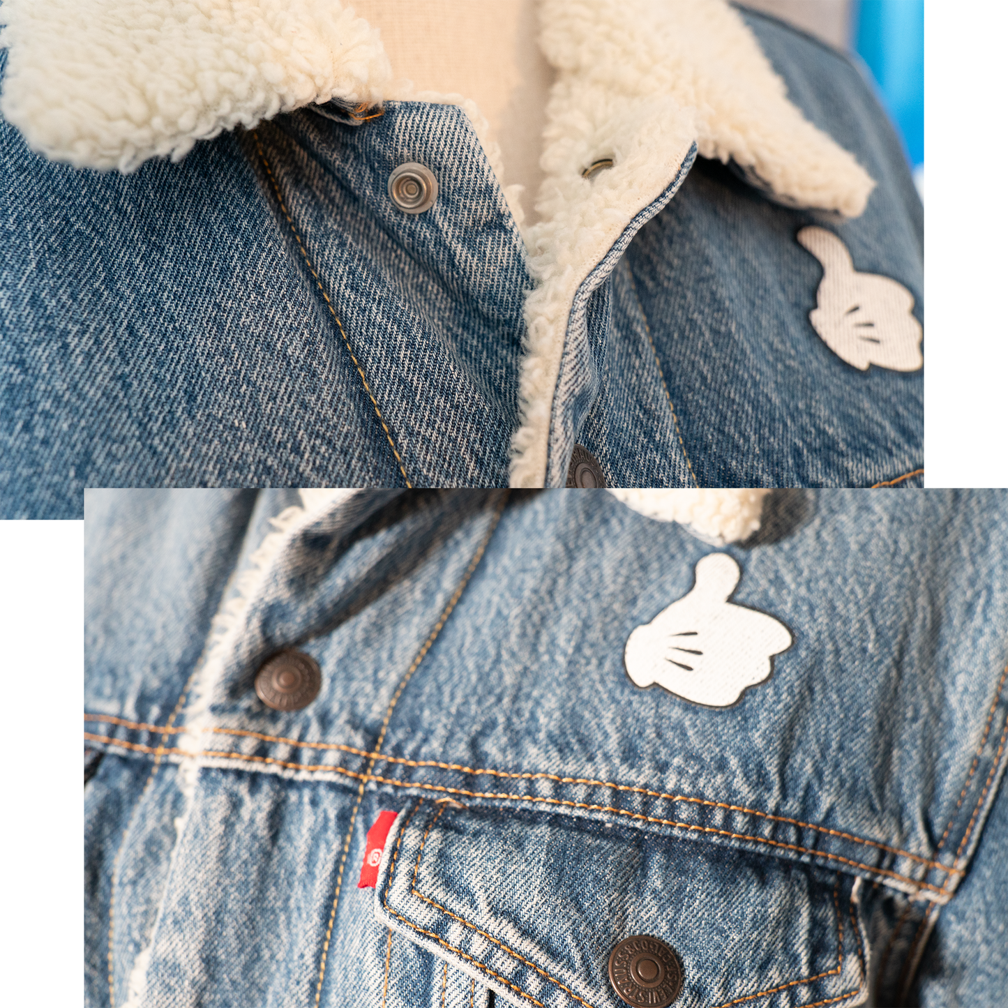 Levi's×ディズニーもこもこデニムジャケット