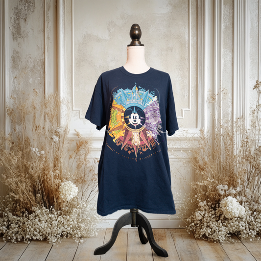 WDW全エリアマップTシャツ
