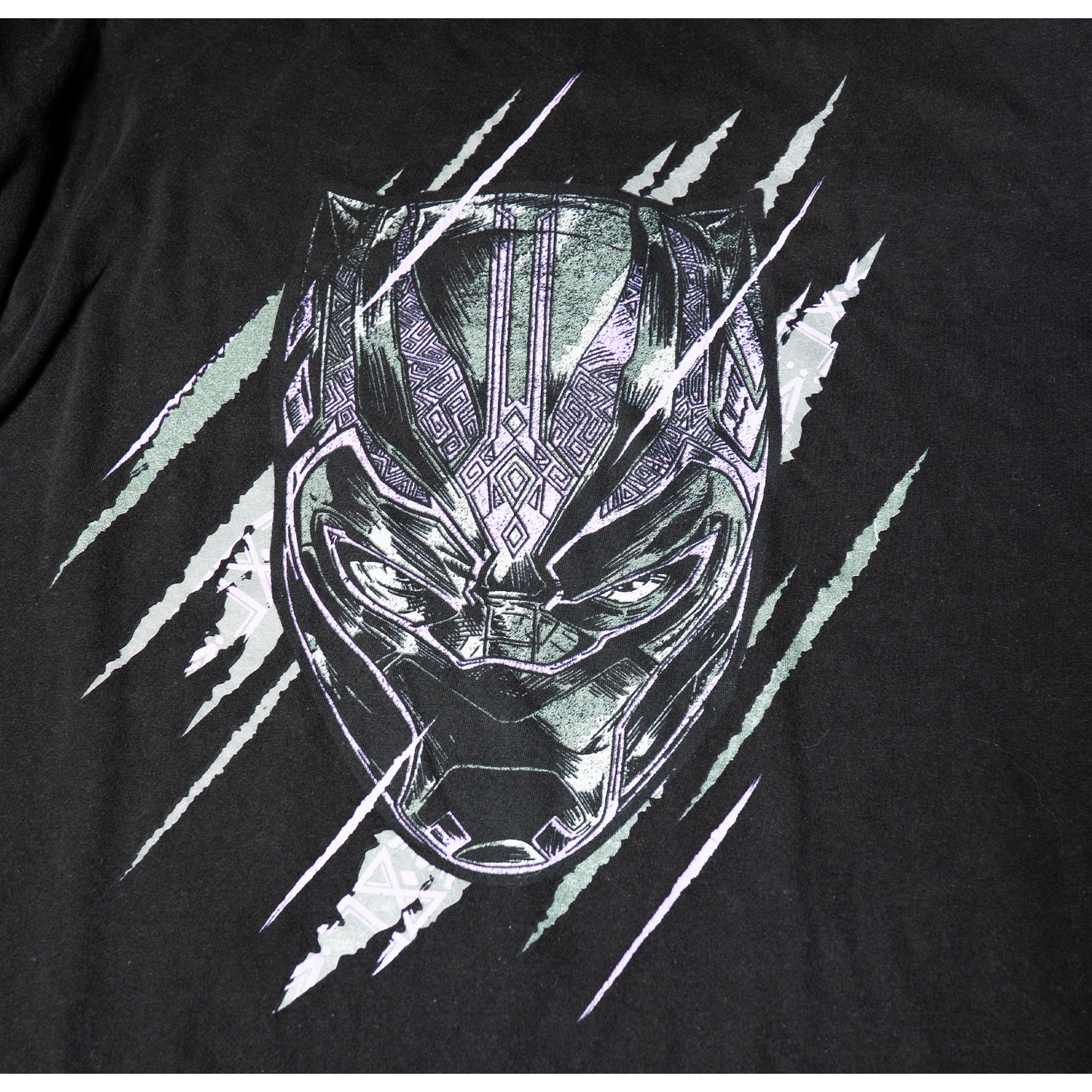 ブラックパンサーの顔ドンTシャツ【MARVEL】