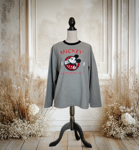 ミッキーのフリーススウェット