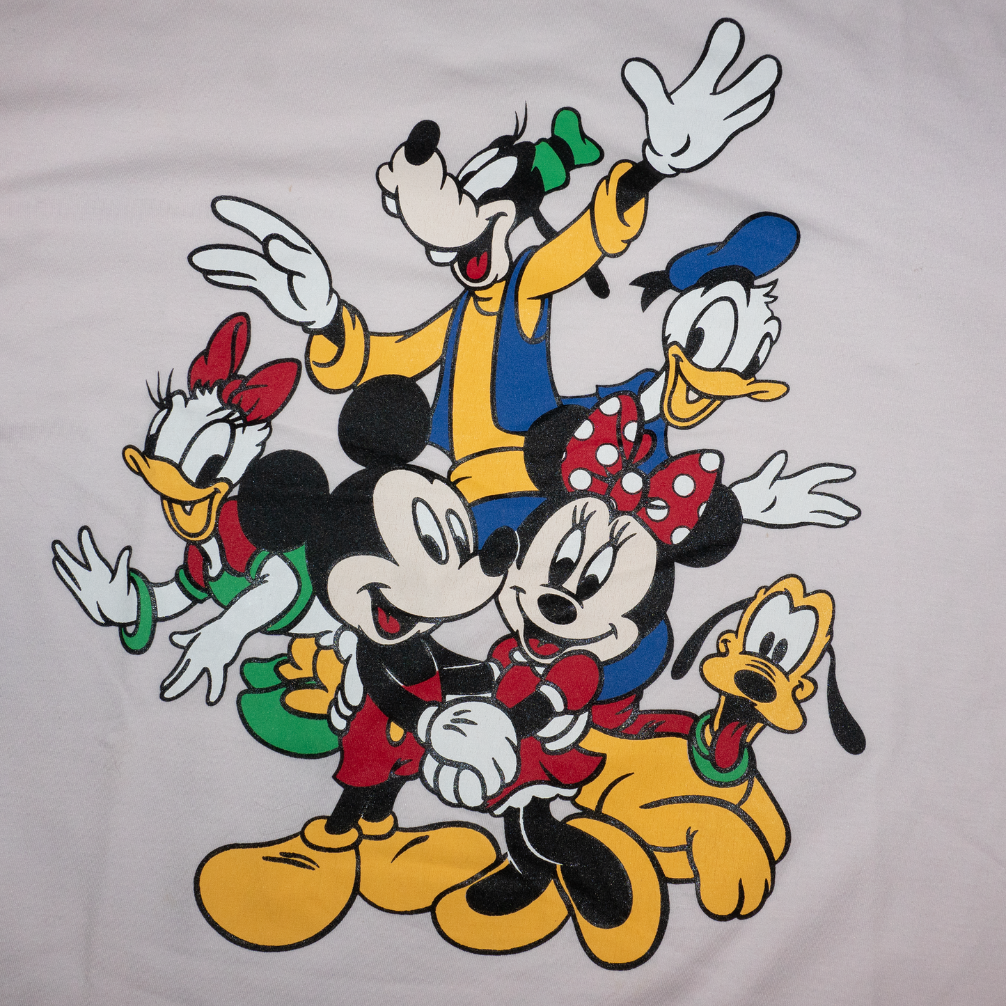 ミッキーフレンズの復刻Co.Tシャツ(桜色)【Mickey co.】