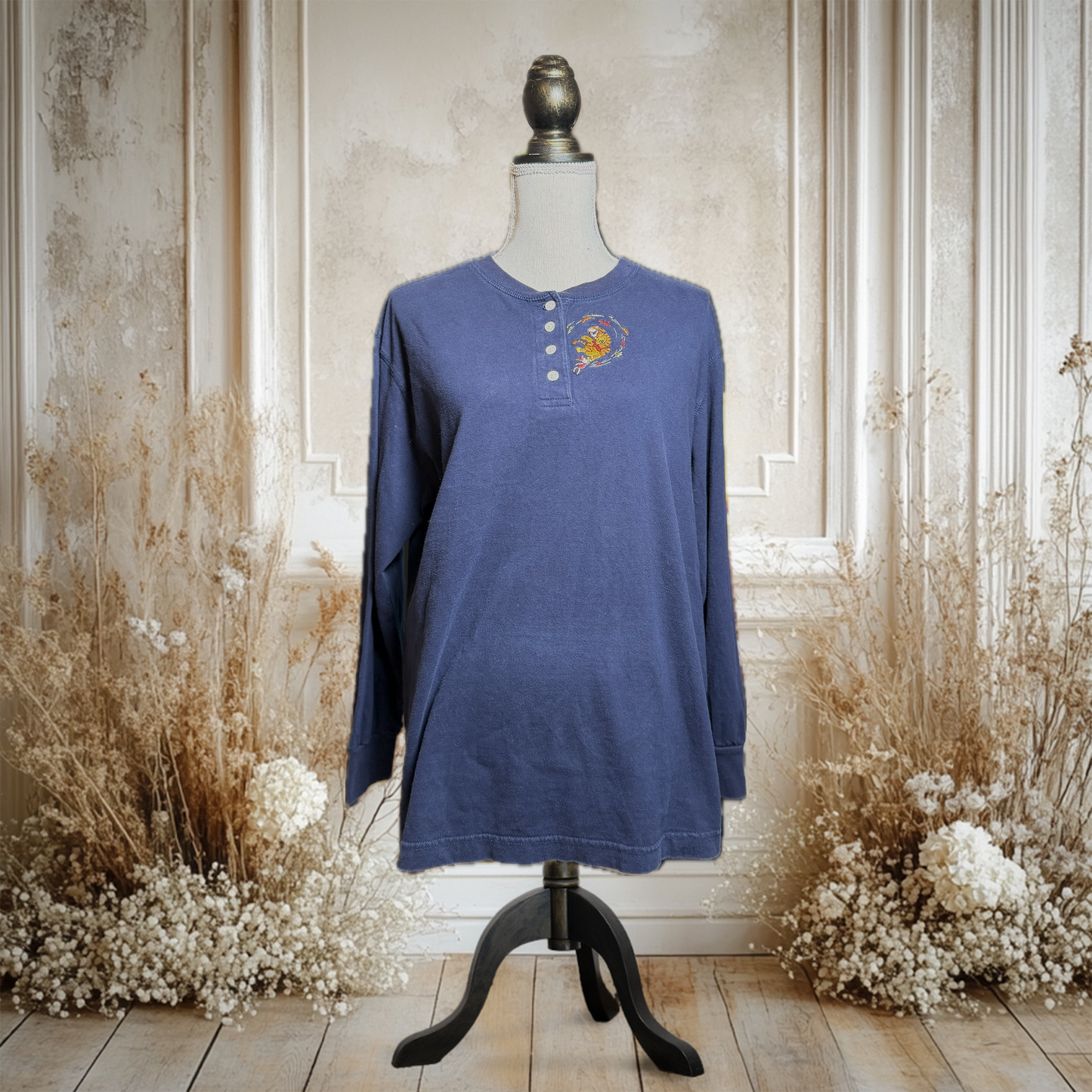 プーフレのボタンロングTシャツ【90's】