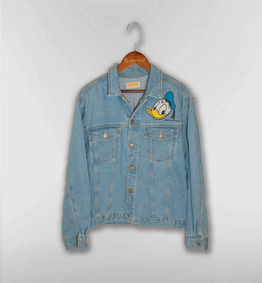 ドナルドのバックプリントデニムジャケット