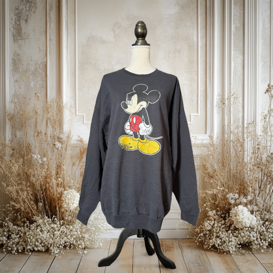 【〜10/31期間限定セール】怒ったミッキーマウス ビッグサイズスウェット