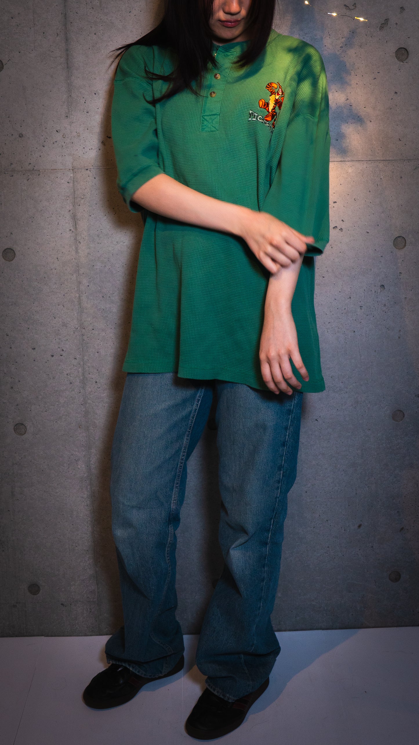 ティガーのワッフルオーバーTシャツ
