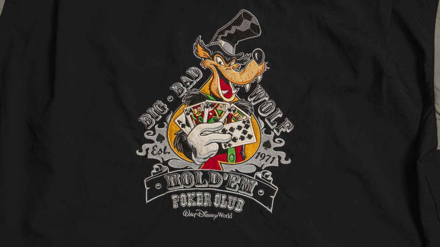 Big Bad Wolf Hold'em Poker Club 半袖シャツ 背面プリントアップ