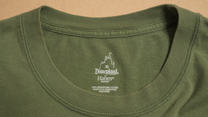 ドーピーとグランピー両面顔破りTシャツ【カーキ】