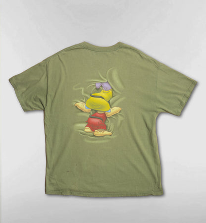 ドーピーとグランピー両面顔破りTシャツ【カーキ】