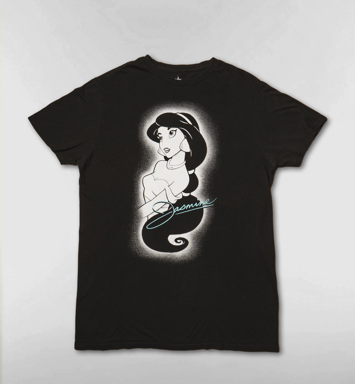ジャスミンのサイン入りプリントTシャツ【ブラック】