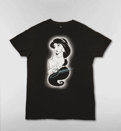 ジャスミンのサイン入りプリントTシャツ【ブラック】