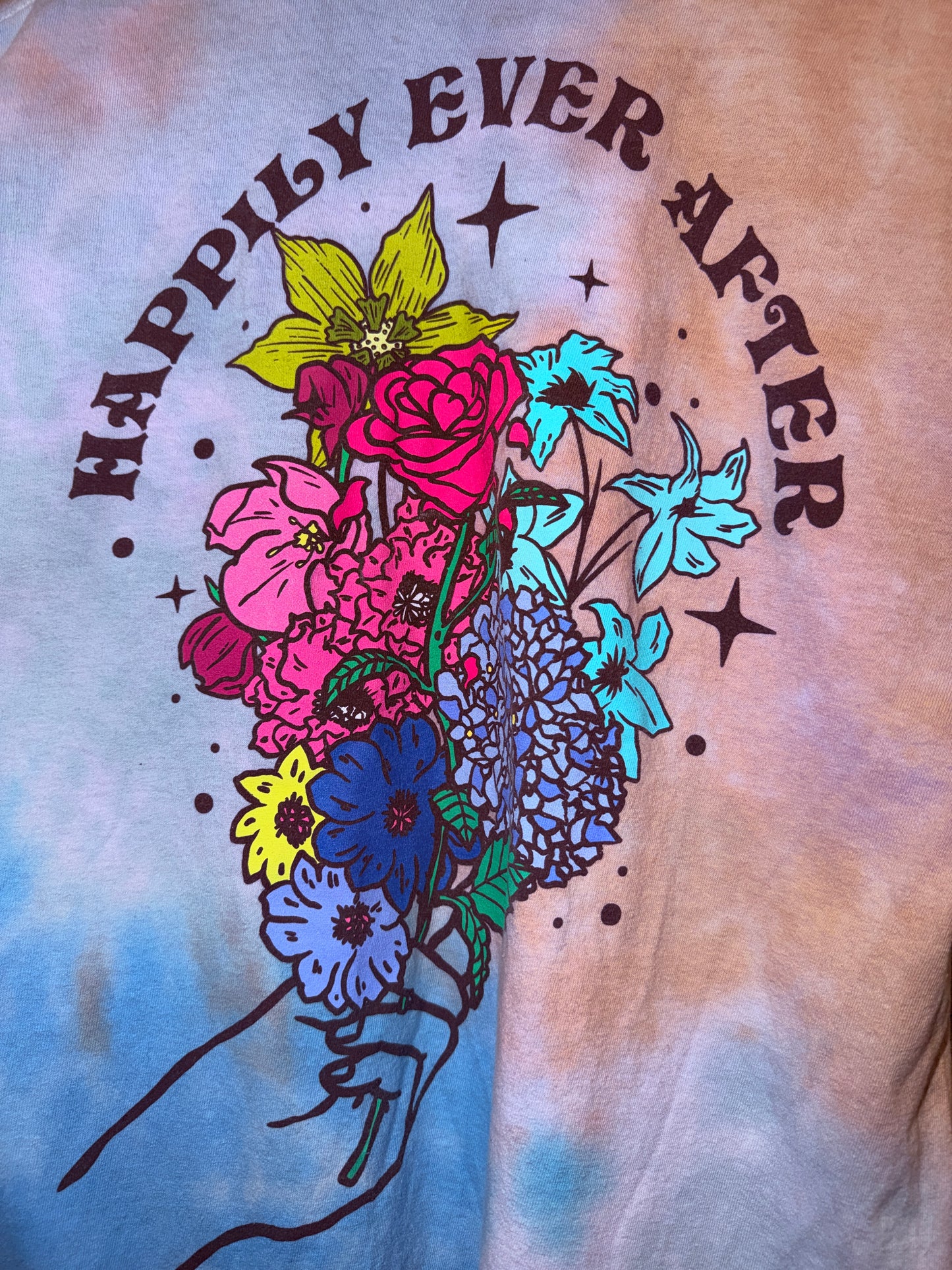 プリンセス集合両面プリントタイダイTシャツ