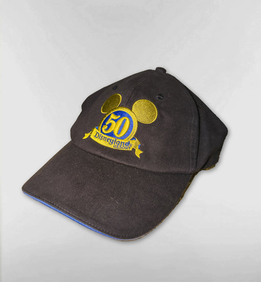 Disneyland Resort 50th Anniversaryミッキーシルエットロゴキャップ