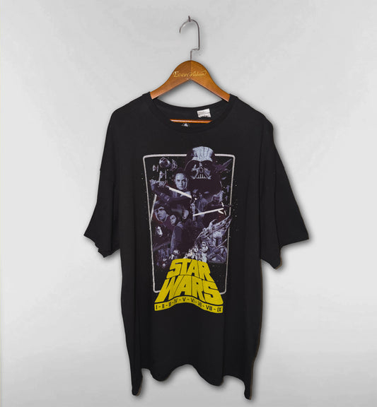 STAR WARSシリーズアート&バックプリントT