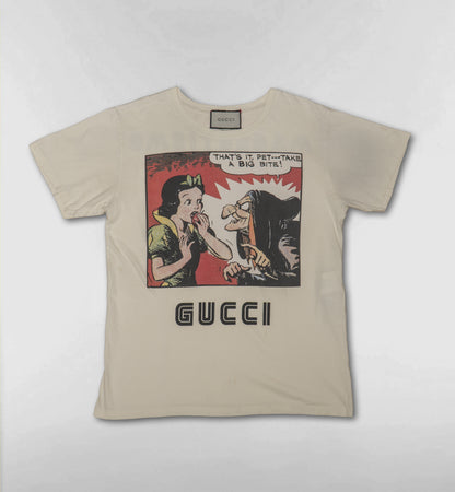 GUCCI × 白雪姫コミックプリントTシャツ