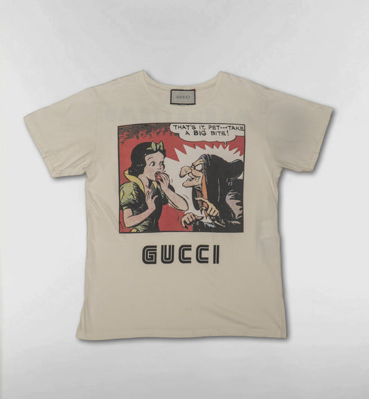 GUCCI × 白雪姫コミックプリントTシャツ