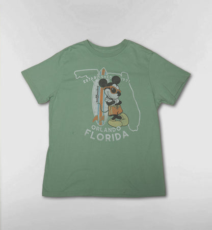 WDWミッキーマウス サーフ"Orlando Florida" Tシャツ