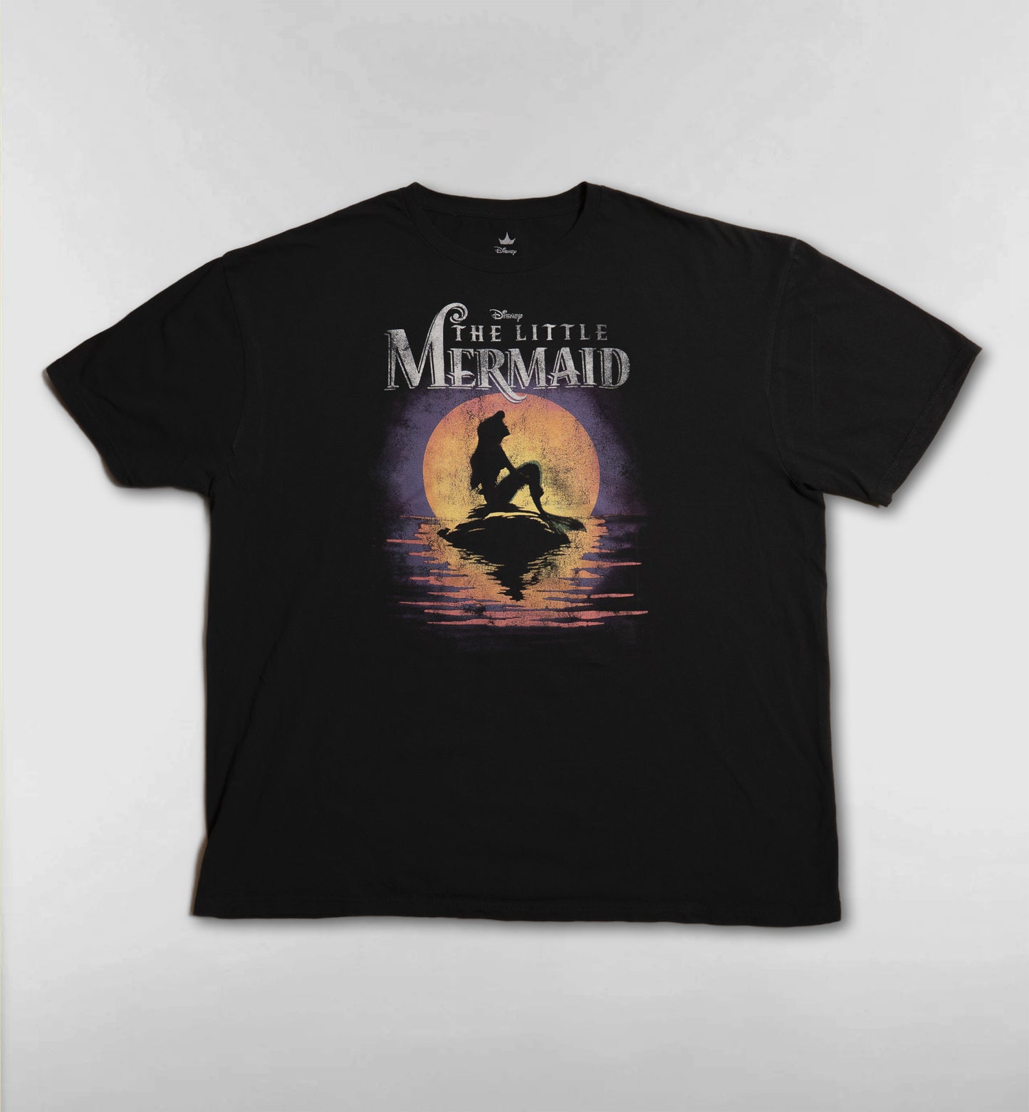 リトル・マーメイド シルエットTシャツ ブラック