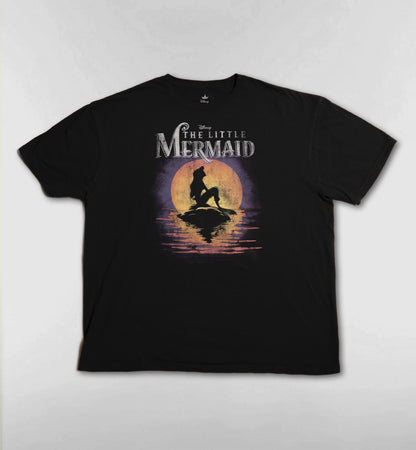 リトル・マーメイド シルエットTシャツ ブラック
