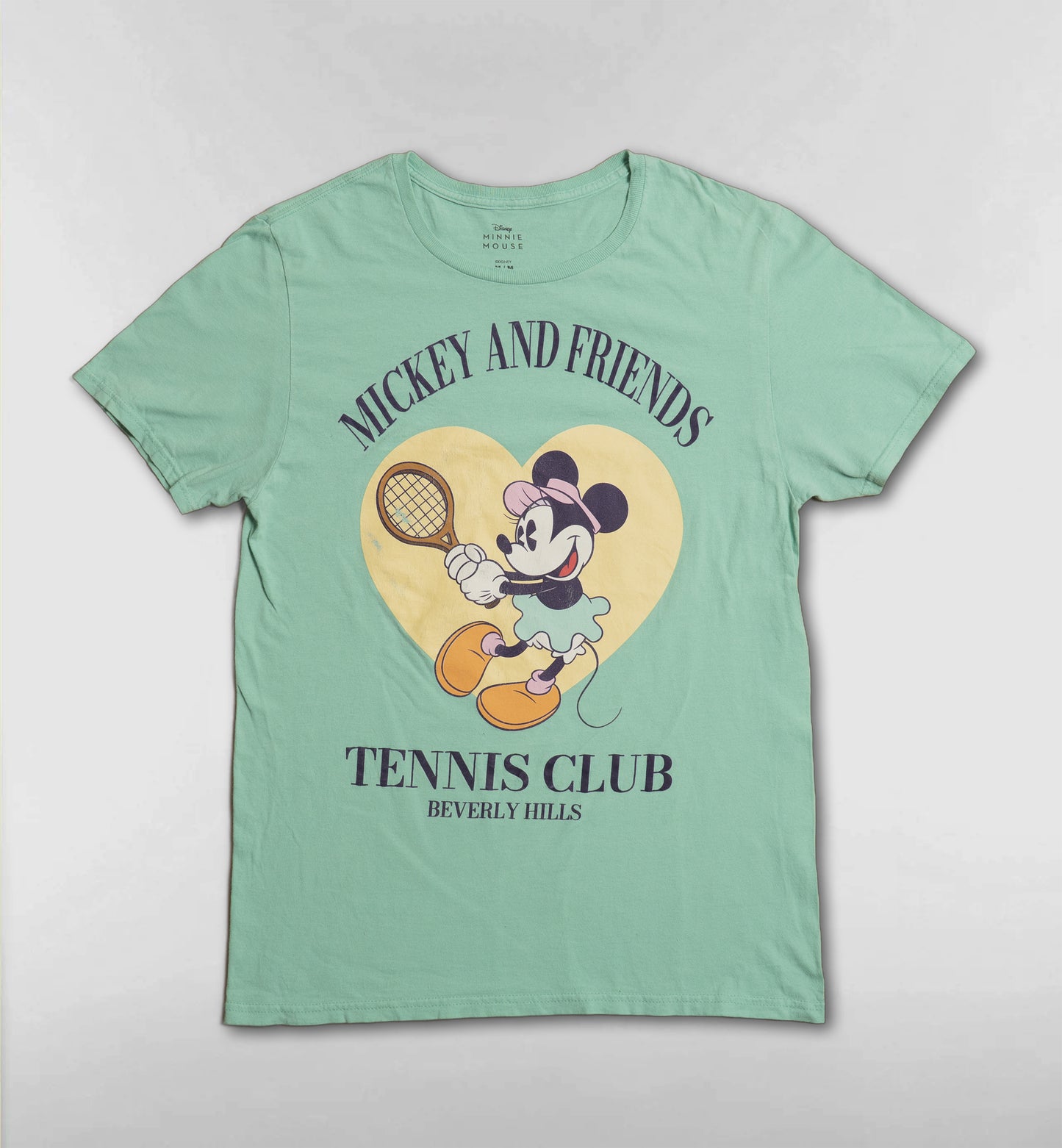 ミニー MICKEY AND FRIENDS TENNIS CLUB Tシャツ ミント