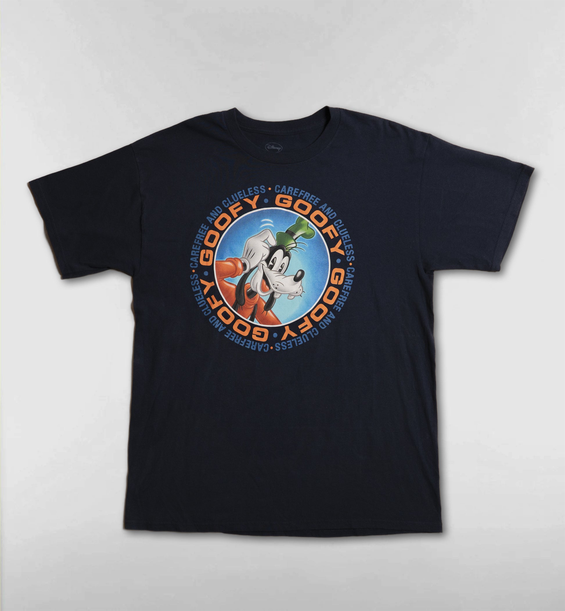 グーフィー CAREFREE AND CLUELESS Tシャツ ネイビー