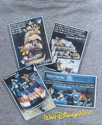 ミッキーフレンズアトラクションライドTシャツ【90s】