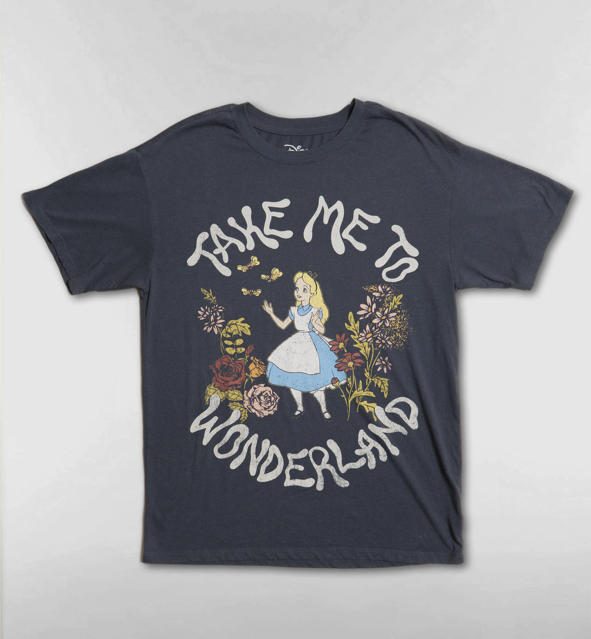 アリスのTAKE ME TO WONDERLAND Tシャツ ネイビー