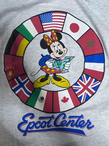ミニーのワールドツアーTシャツ(エプコット)【90's】