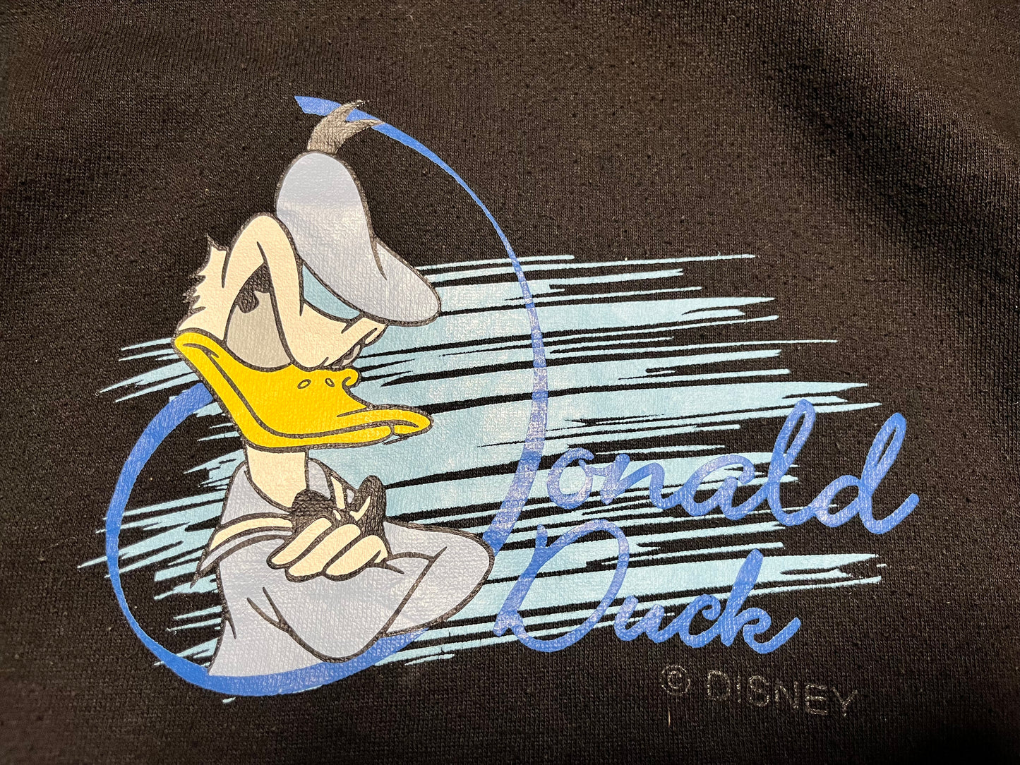ドナルドダックの”D”なスウェット【90's】