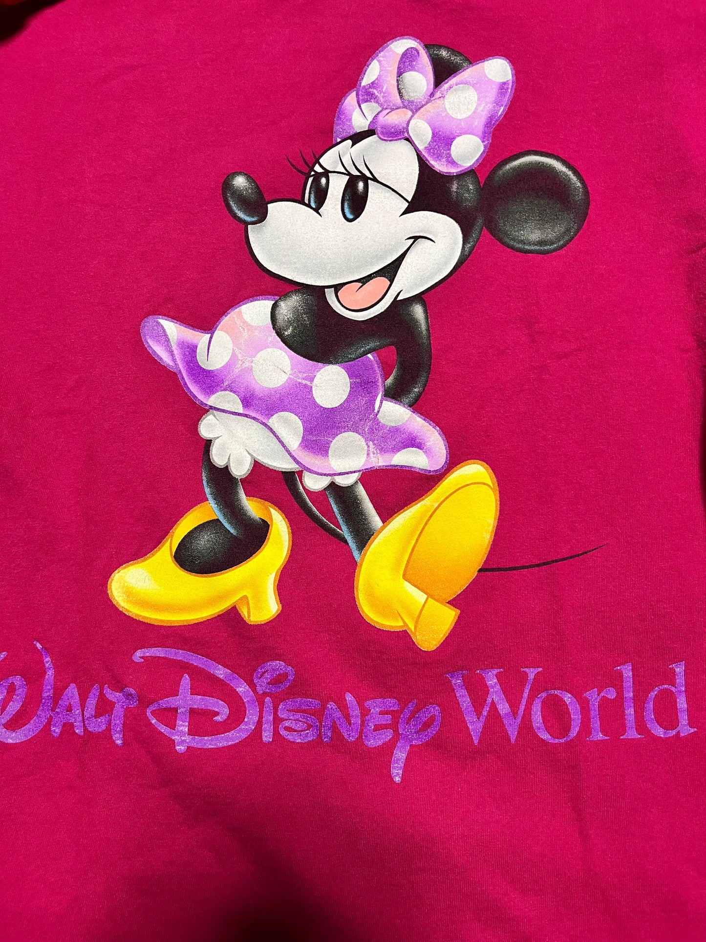 ミニーのレトロ顔オーバーサイズTシャツ【90's】