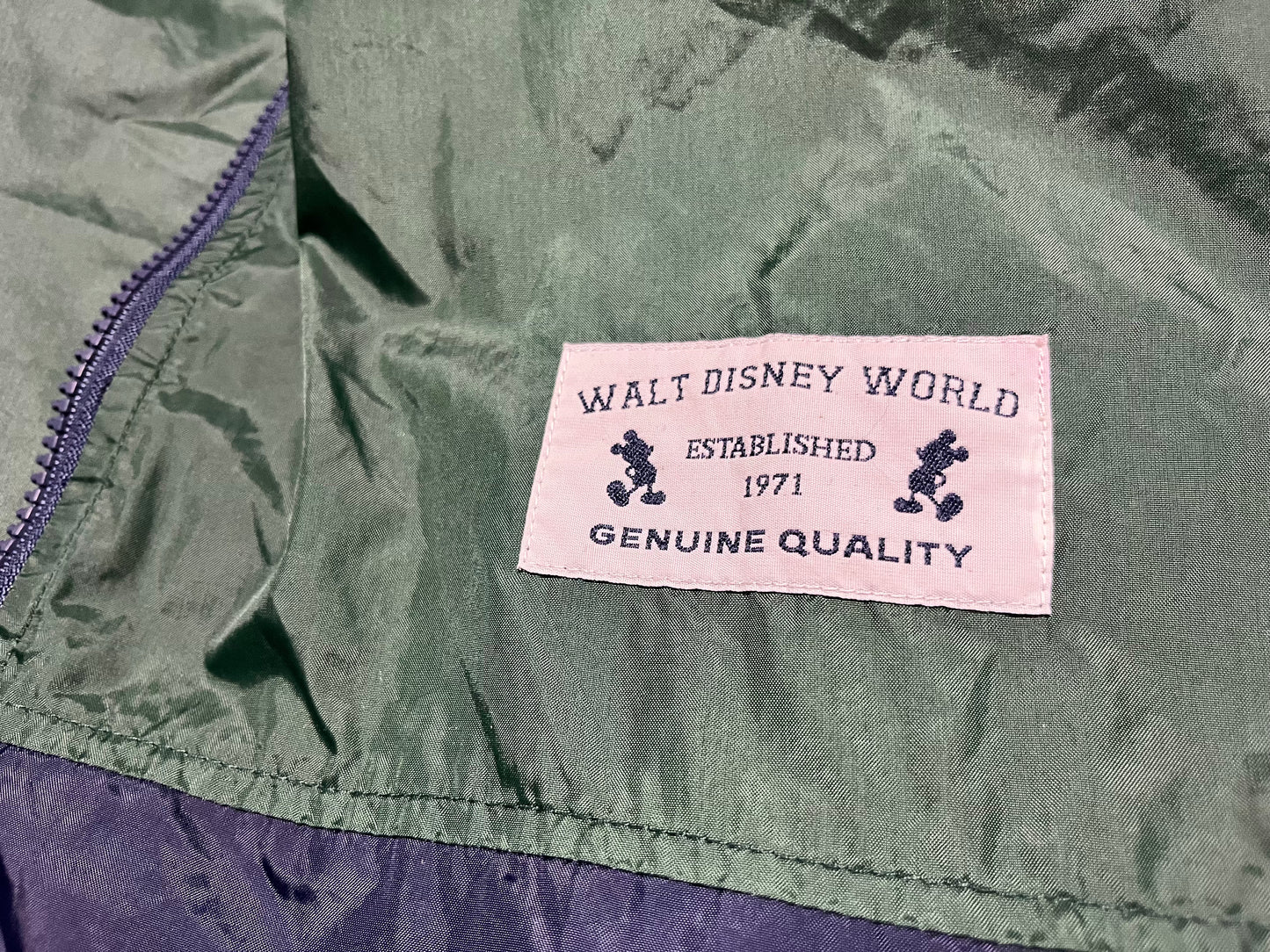 ミッキーのナイロンライトジャケット【90〜00's】