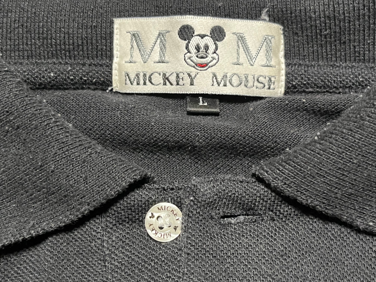 MMミッキーマウスポロロングTシャツ