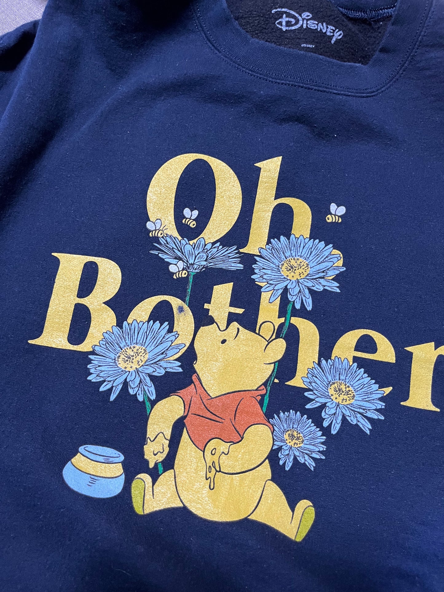 プーさんの『Oh, Bother』ゆったりスウェット