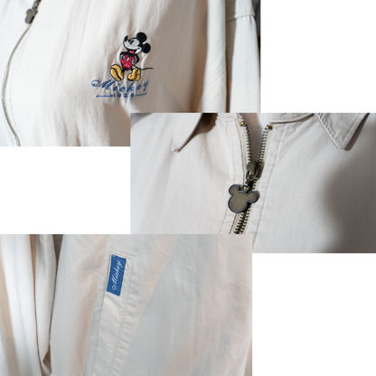 ミッキーワンポイントジップアップジャケット