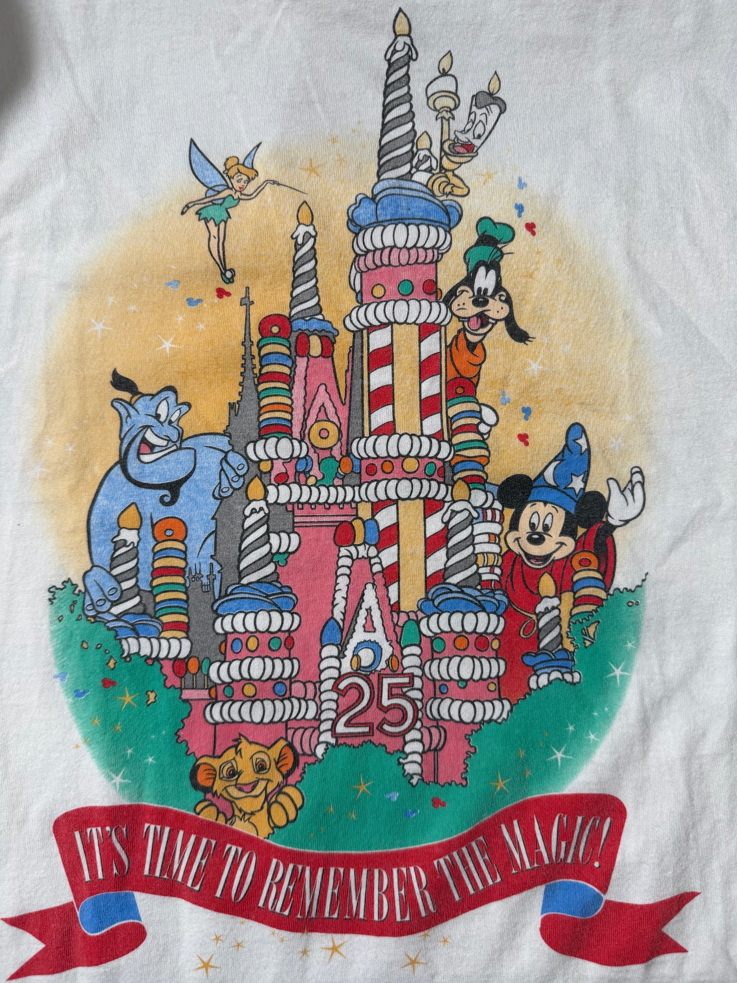 【〜10/31期間限定セール】ウォルト・ディズニー・ワールド 25周年記念Tシャツ（1996）