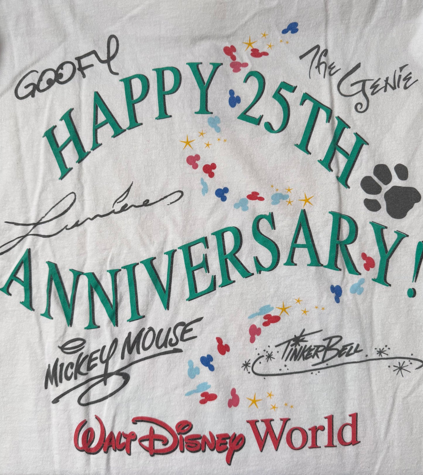 【〜10/31期間限定セール】ウォルト・ディズニー・ワールド 25周年記念Tシャツ（1996）