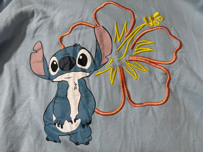 スティッチ フラワー刺繍パーカー