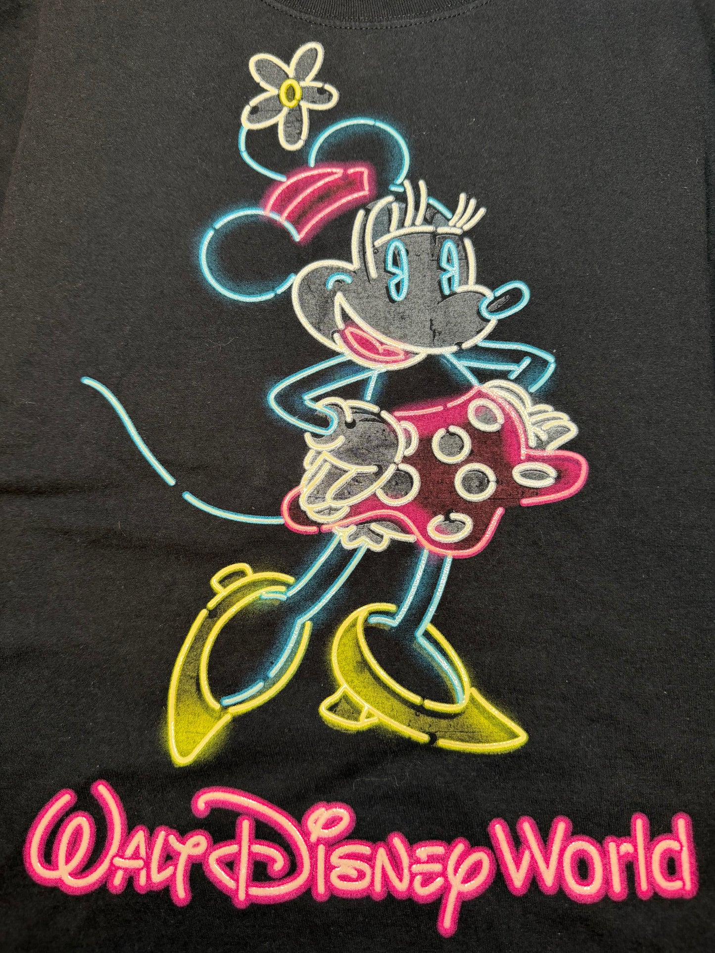 ミニーちゃんのパイカットネオンTシャツ【WDW】