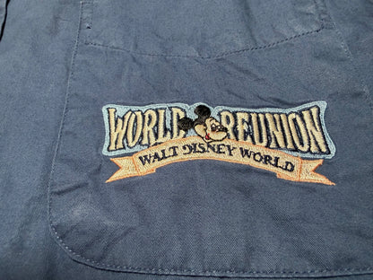 WDWミッキーロゴ刺繍オーバーサイズシャツ【90’s】