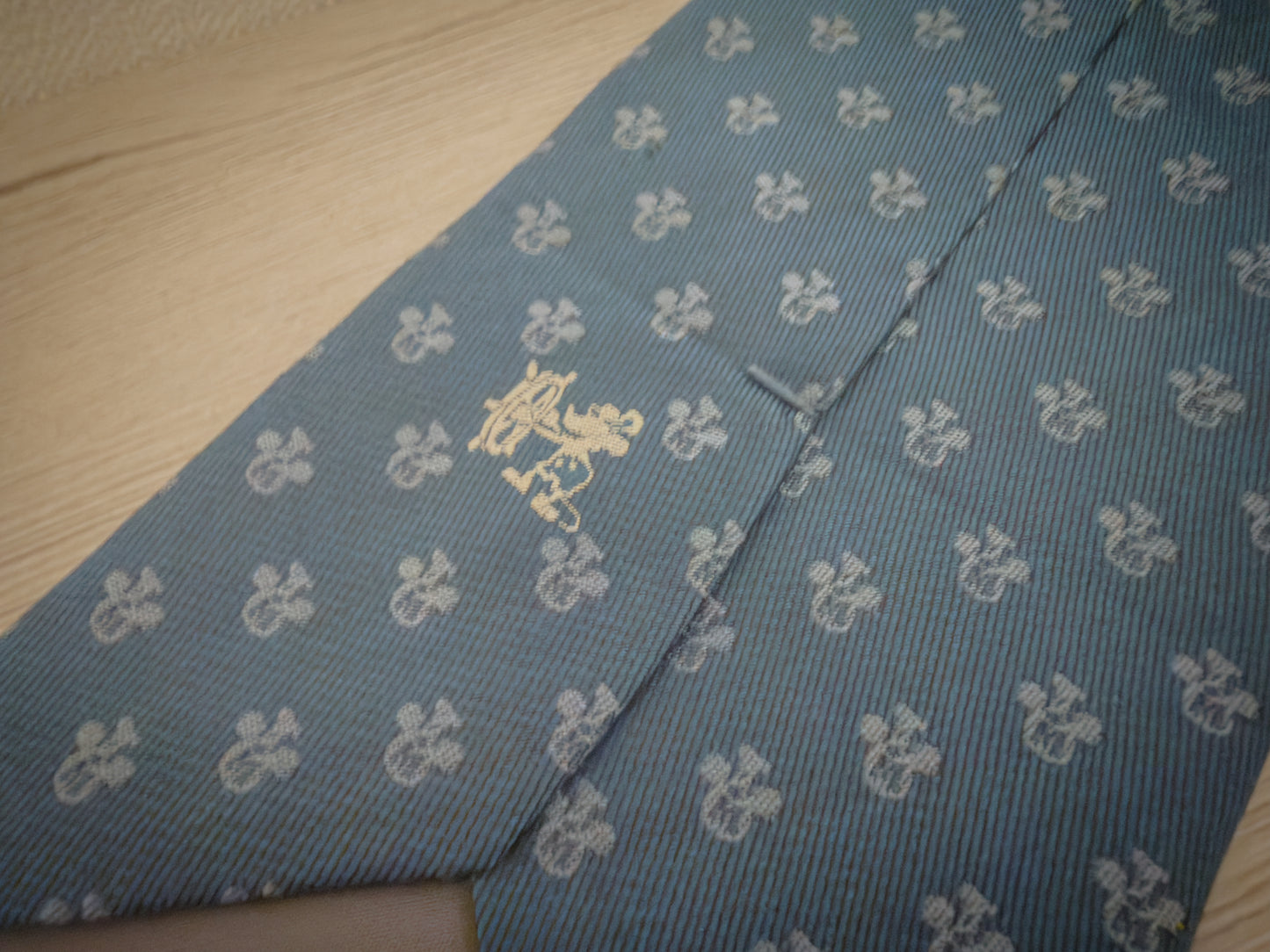 ワンポイント蒸気船ウィリー ネクタイ【Tokyo Disney SEA】