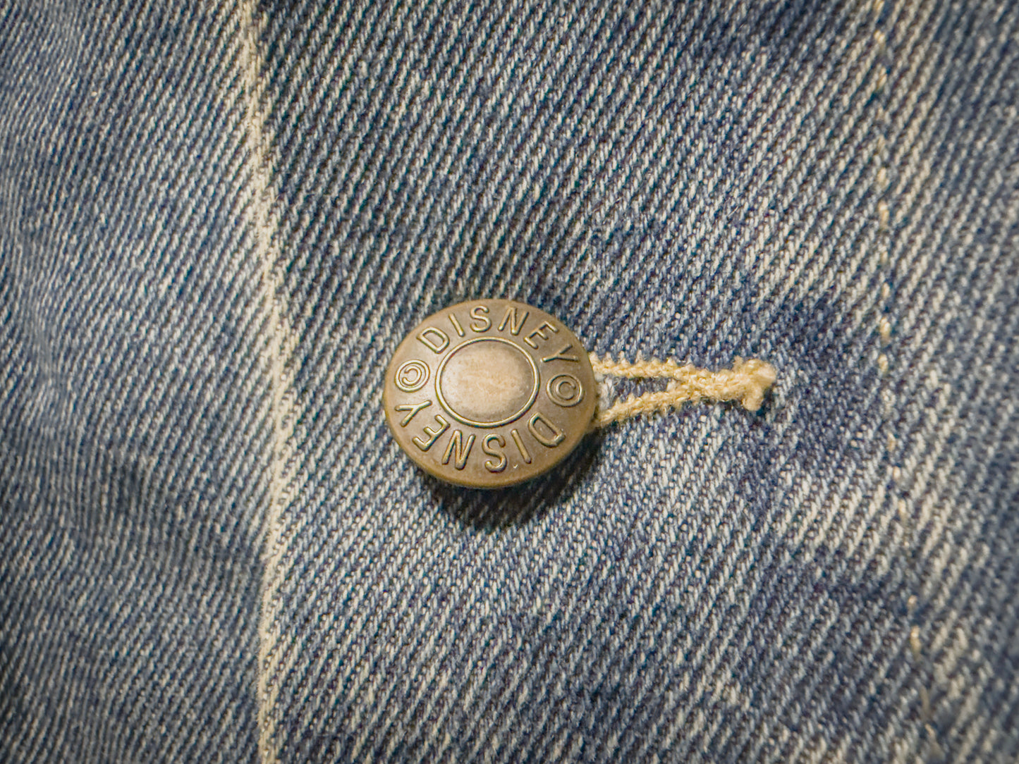 デニムジャケット/バック刺繍ミッキーフレンズ【00's】