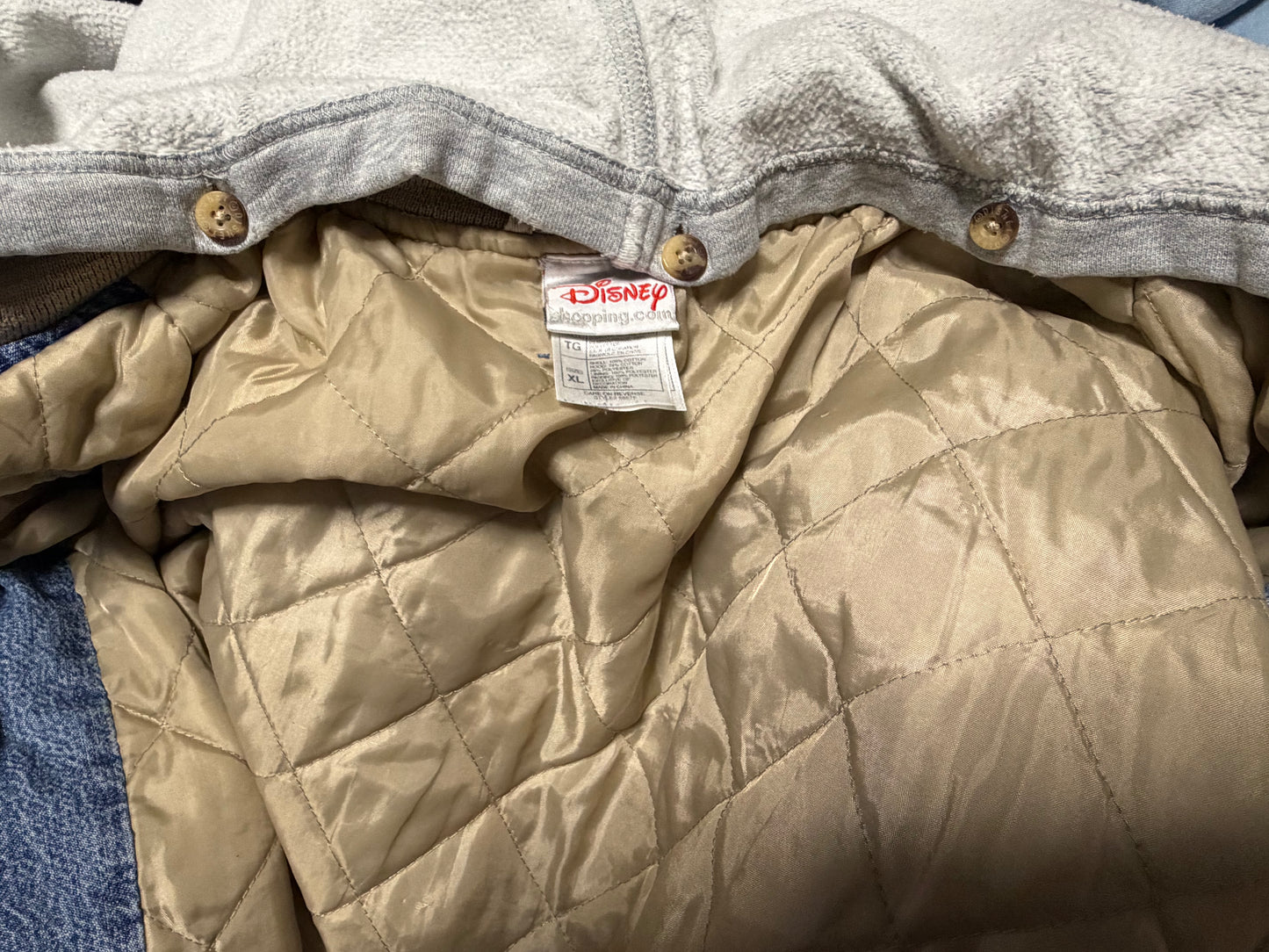 デニム切り替えブルゾンパーカー【00's】