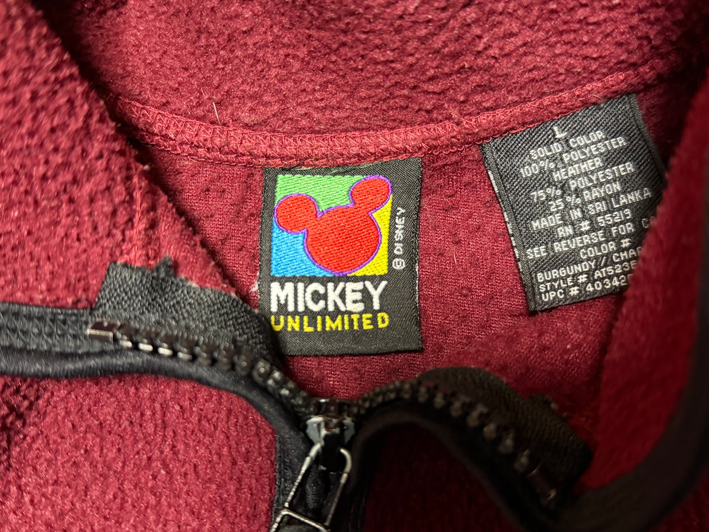 ミニーハーフジップフリース【90's】